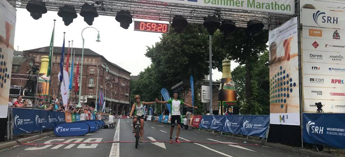 Run&Bike beim Marathlon Mannheim 2018